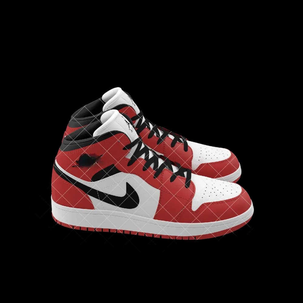 Nike Air Jordan 1 Red And Black - 4