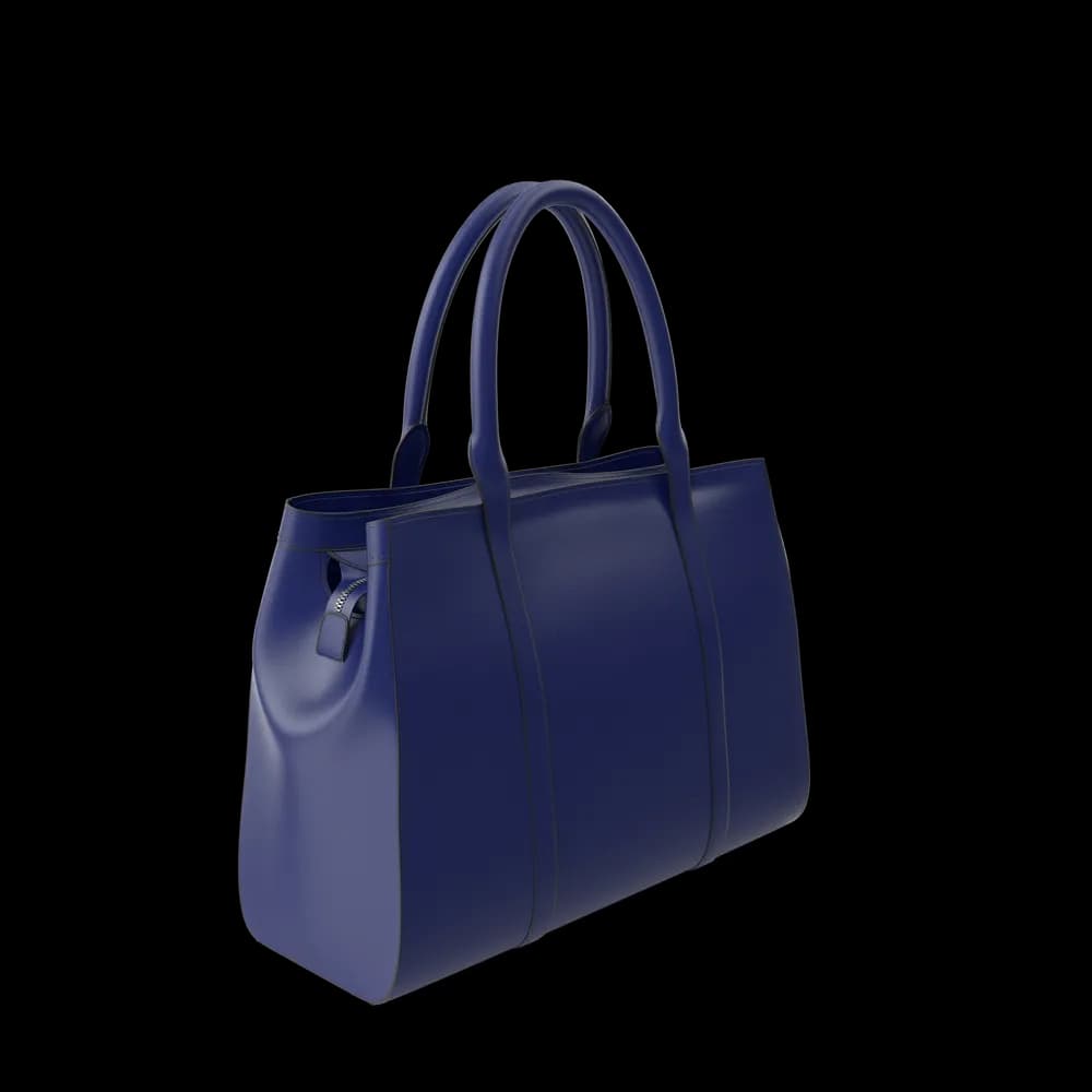 Blue Women's Handbag - 3